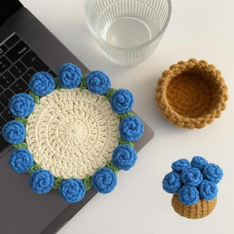 Handmade Flower Coaster