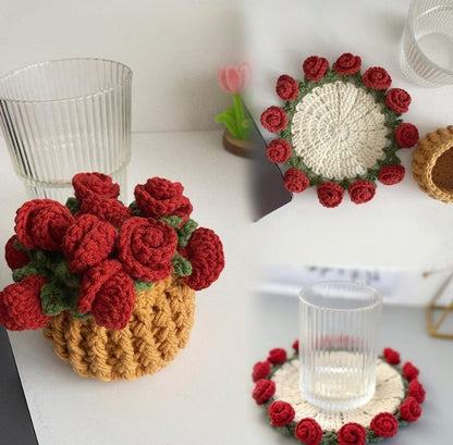 Handmade Flower Coaster