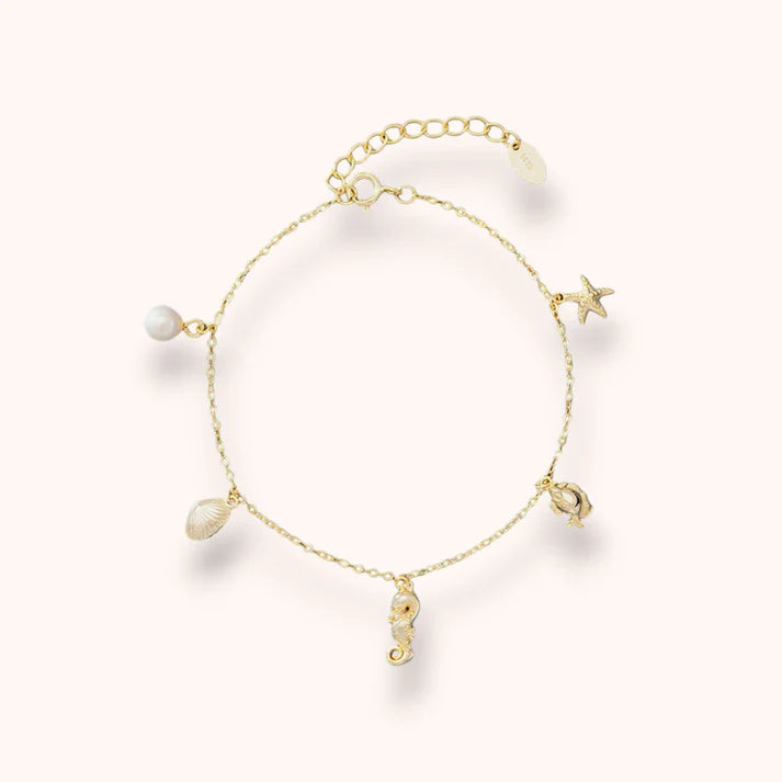 Ocean Charm 925 Sterling Silver Braceletch