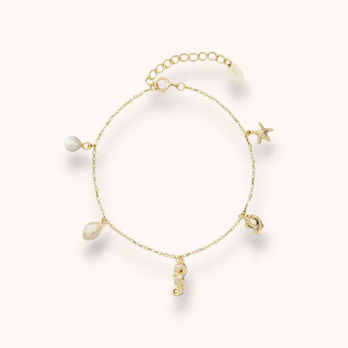 Ocean Charm 925 Sterling Silver Braceletch