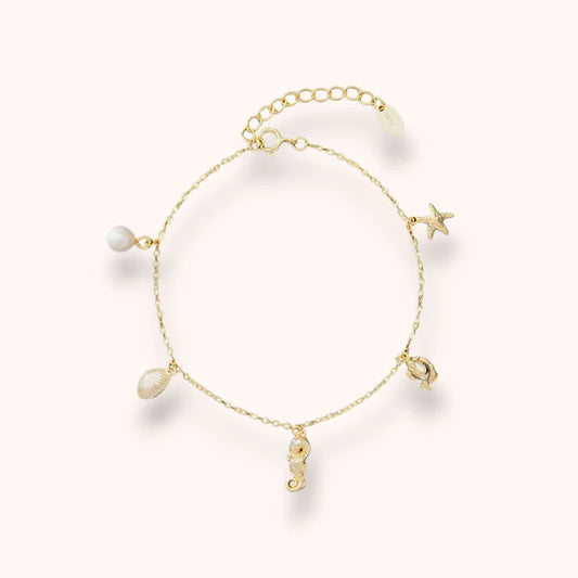 Ocean Charm 925 Sterling Silver Braceletch