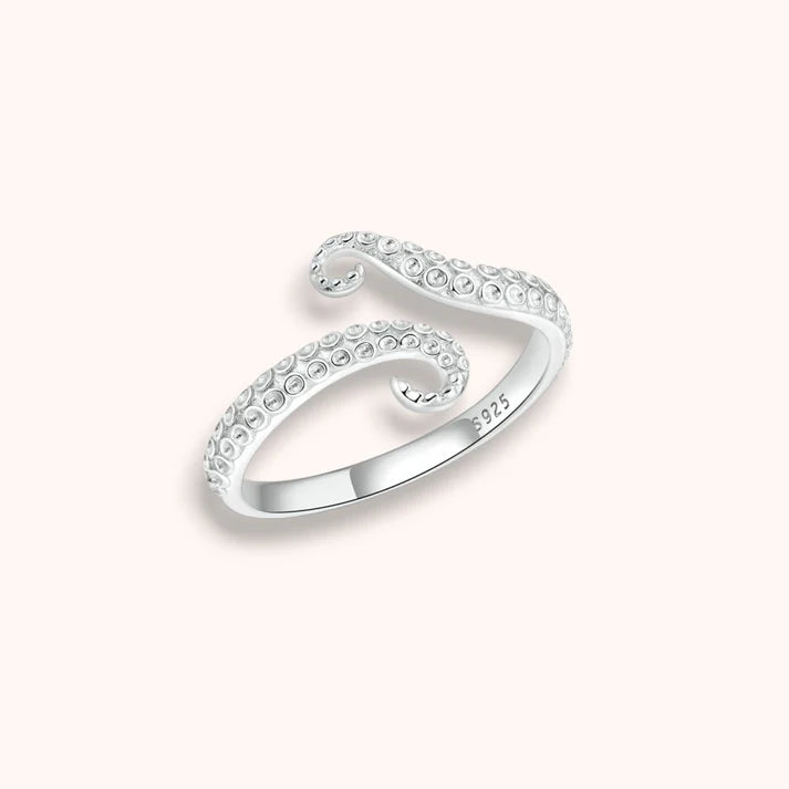 Octopus 925 Sterling Silver Ringoc