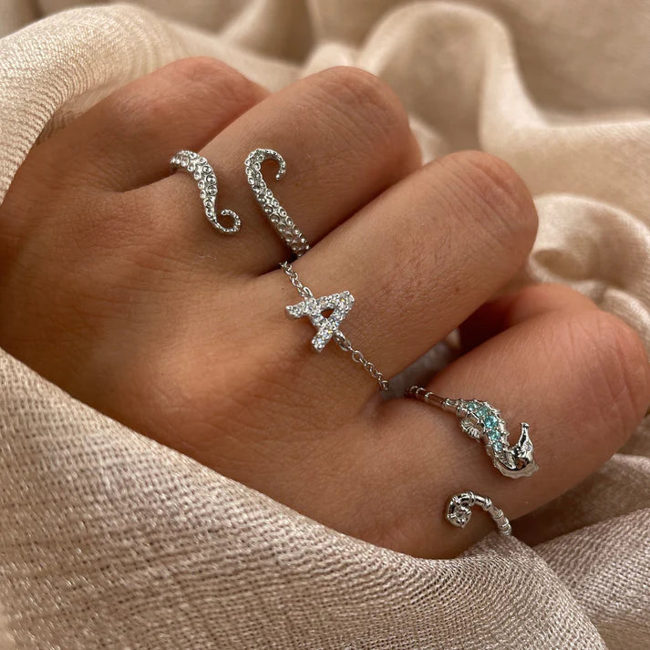 Octopus 925 Sterling Silver Ringoc