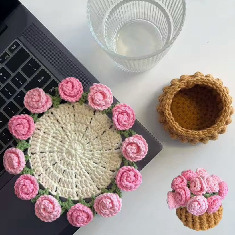 Handmade Flower Coaster