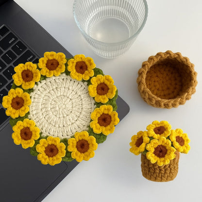 Handmade Flower Coaster