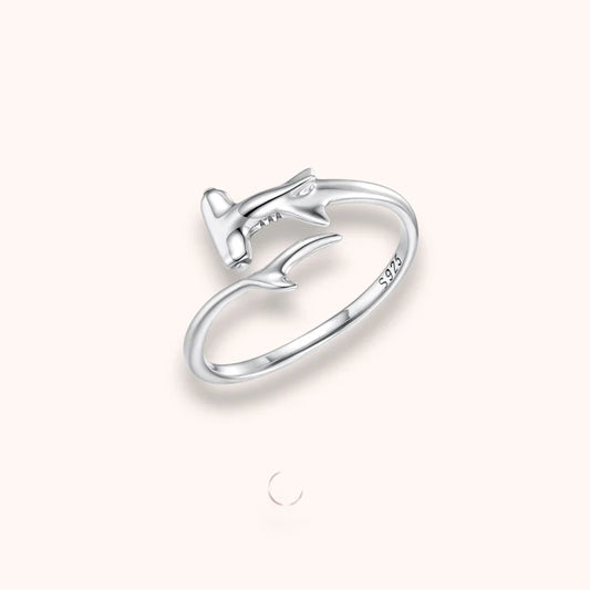 Hammerhead Shark 925 Sterling Silver Ring